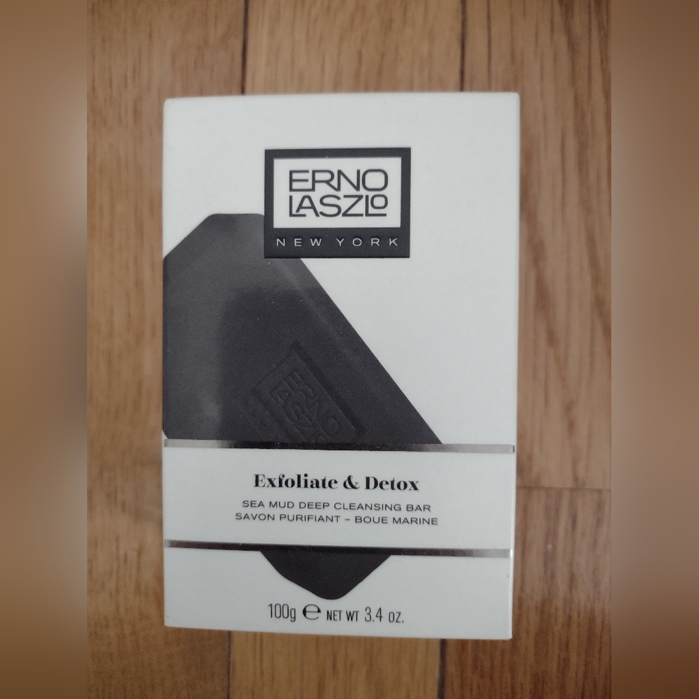 Erno Laszlo Sea Mud Deep Cleansing Bar - Full Size 3.4 oz (100g) - Iconic Black